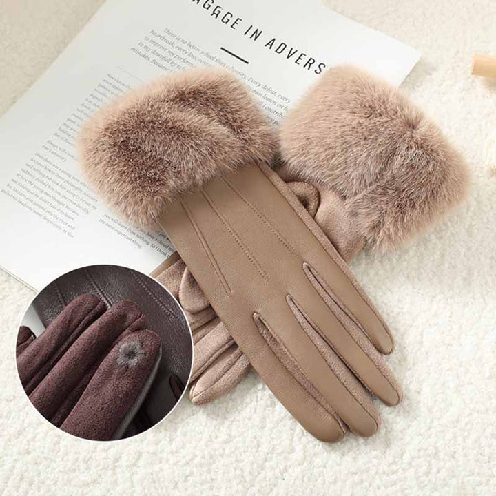 Avelina Faux Fur Gloves