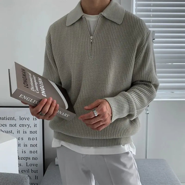 Briar Quarter Zip Sweater