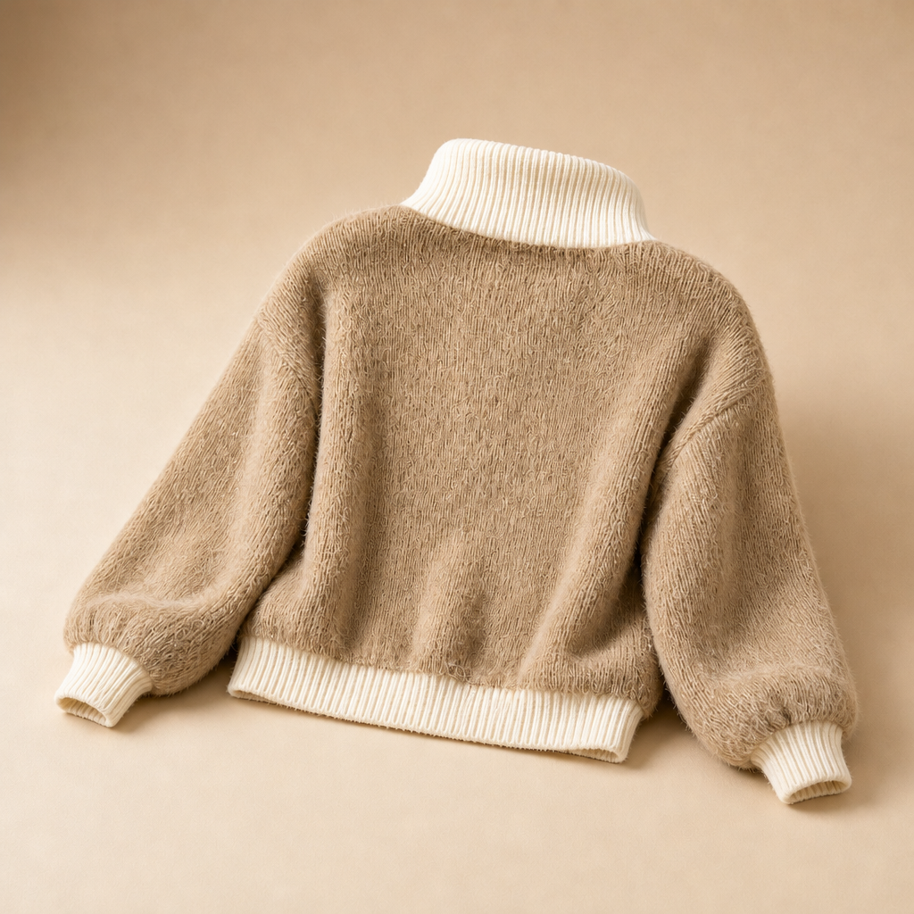 Dorian Women's Knitted Pullover in Pure White
