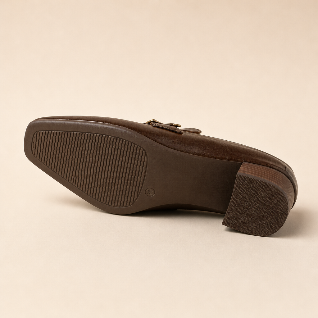 Juno Cowhide Loafers — Brown