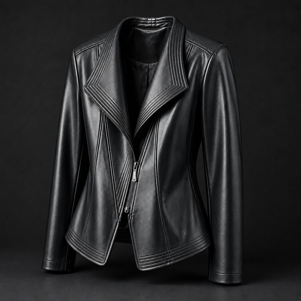 Valencia Women's Motorcycle Jacket in Wine