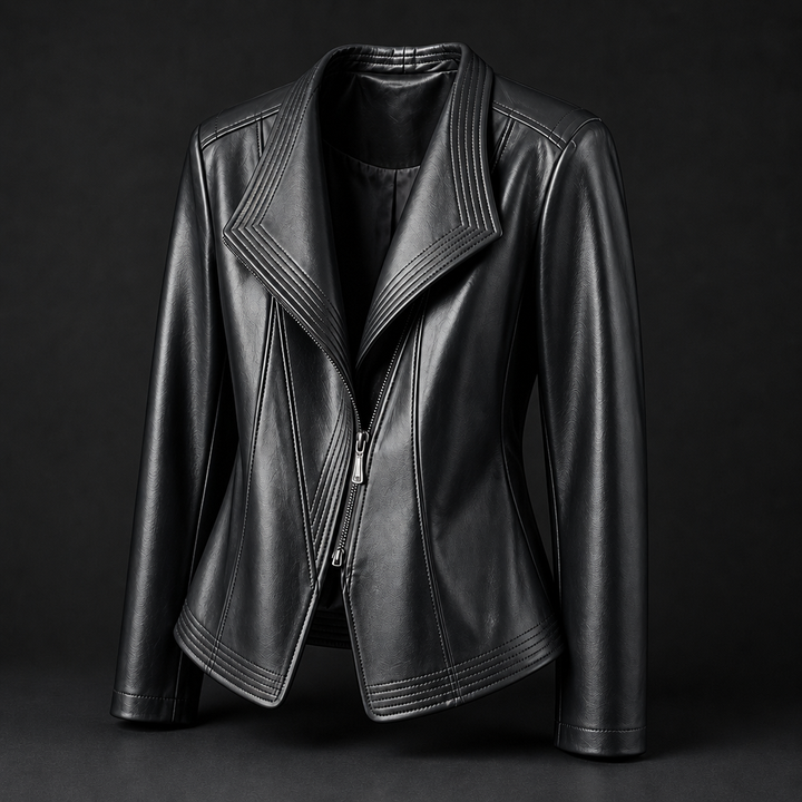 Valencia Women's Motorcycle Jacket in Wine